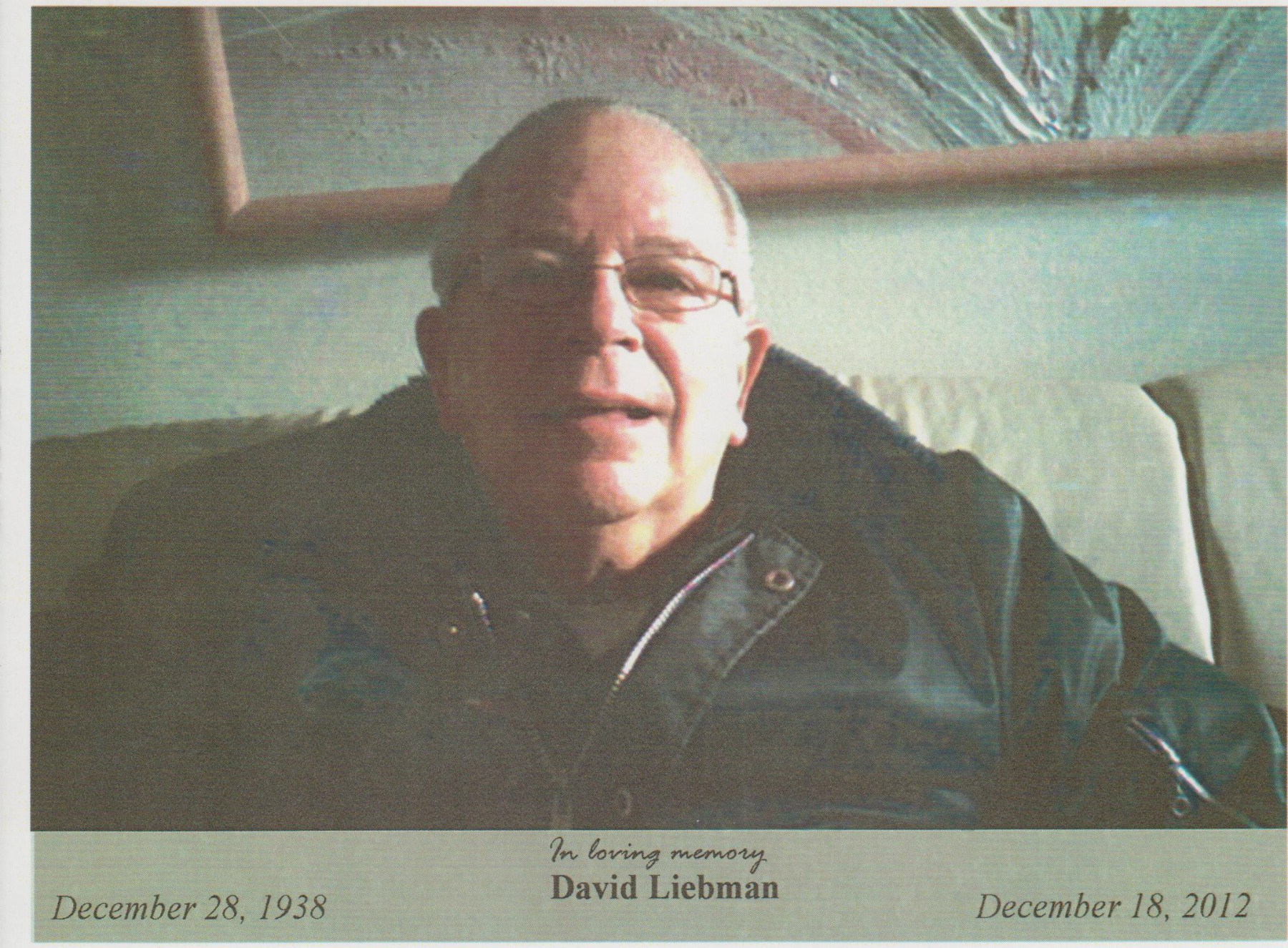 David Liebman Obituary Miami, FL