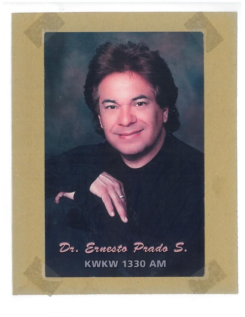 Obituary of Dr. Ernesto Prado S.