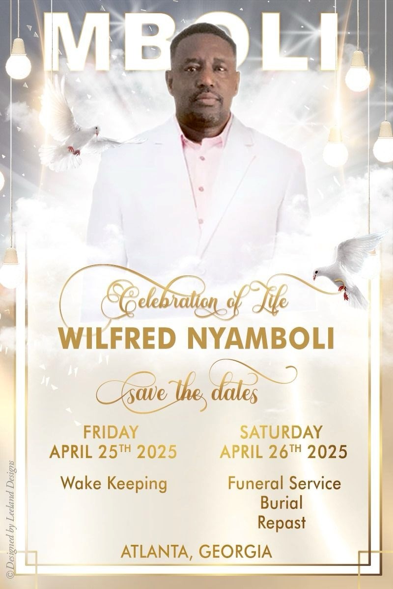 Obituary of Wilfred "Lee" Abongnwi Nyamboli