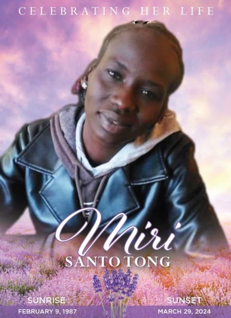Obituary of Miri Santo Tong