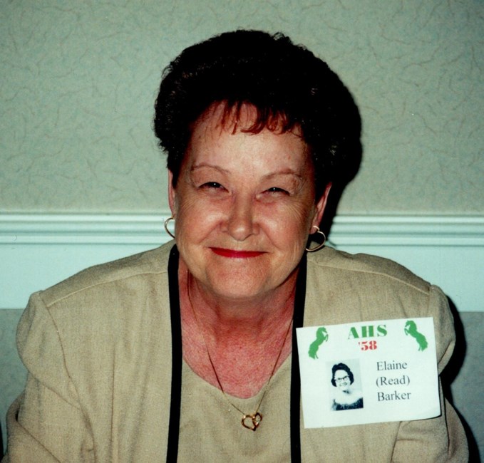 Avis de décès de Doris Elaine Barker