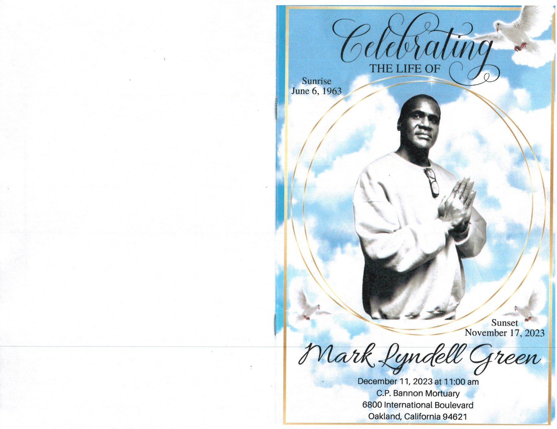 Obituario de Mark Lyndell Green