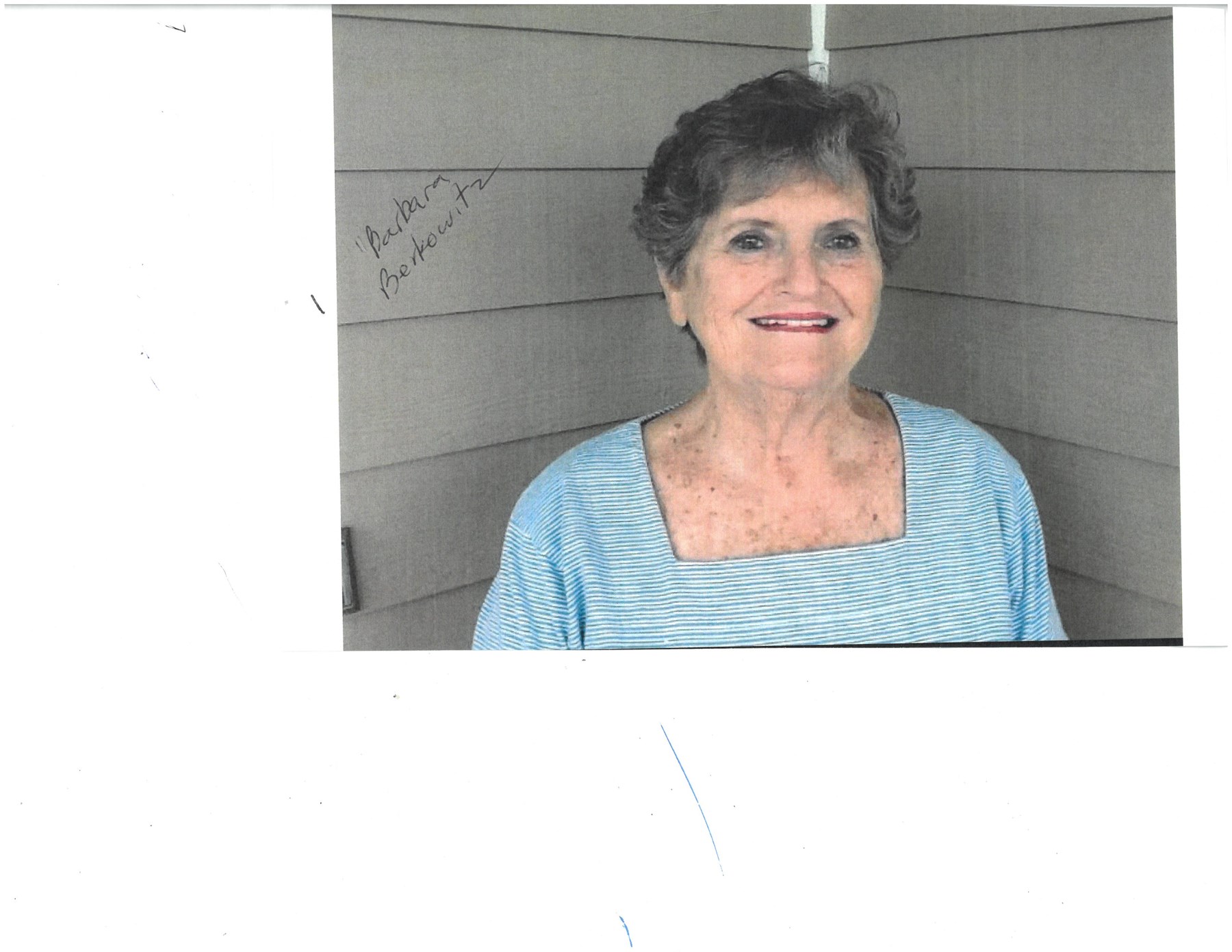 Obituary of Barbara Frances Berkowitz