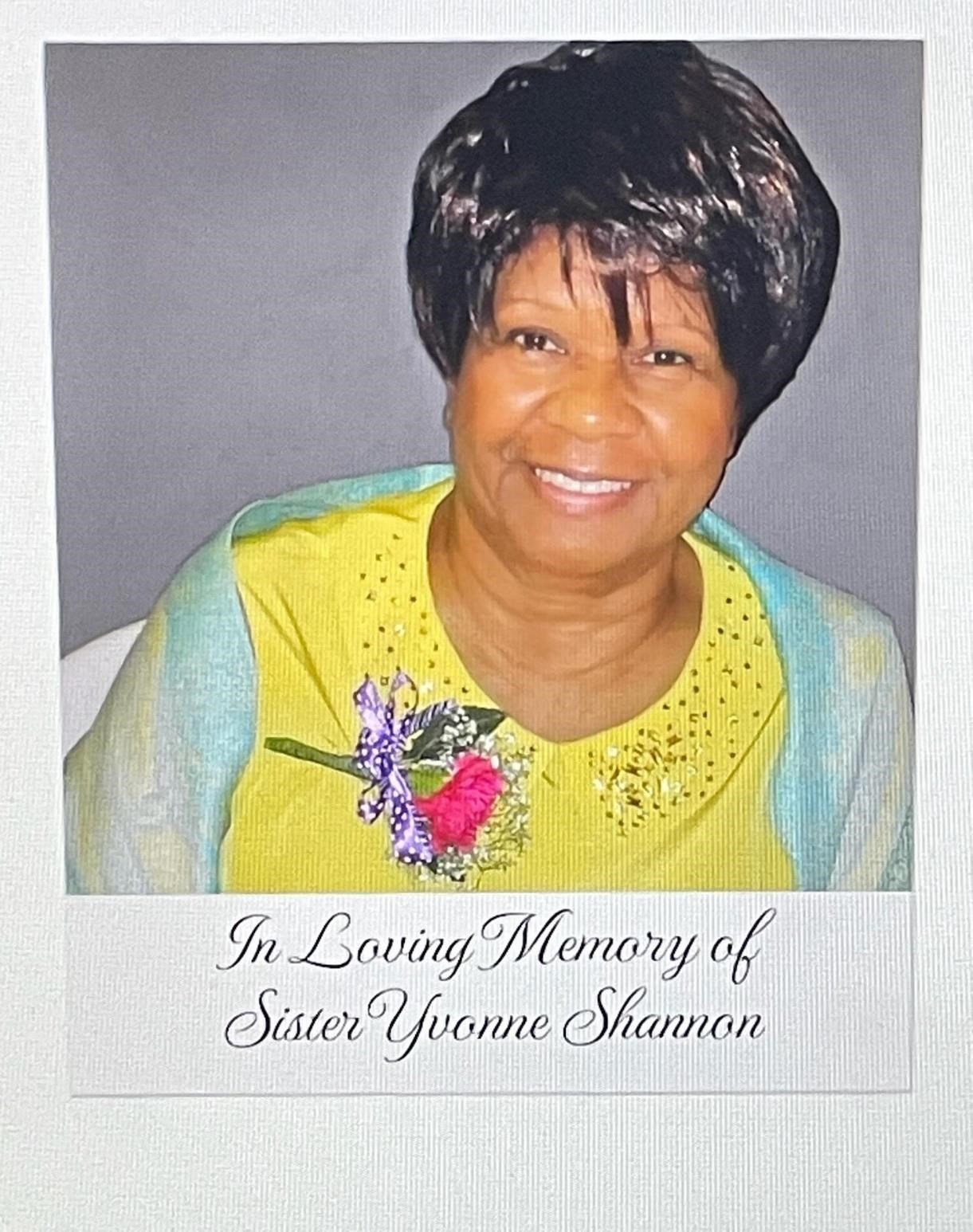 Yvonne Shannon Obituary San Antonio, TX