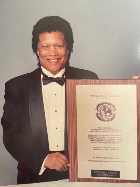 Obituary of Edward Lee James