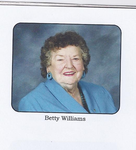 Obituary of Mrs. Betty Clemmer Williams