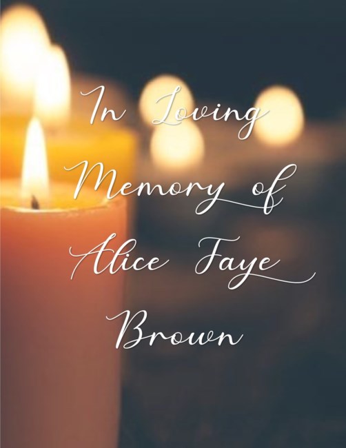 Obituary of Alice Faye Brown