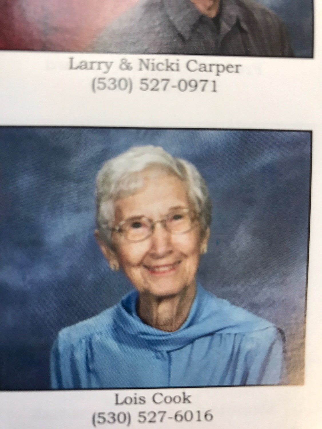Obituary of Lois Norine Cook