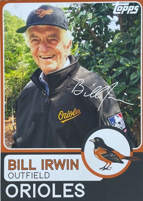 Avis de décès de William Edward "Bill" Irwin Jr.