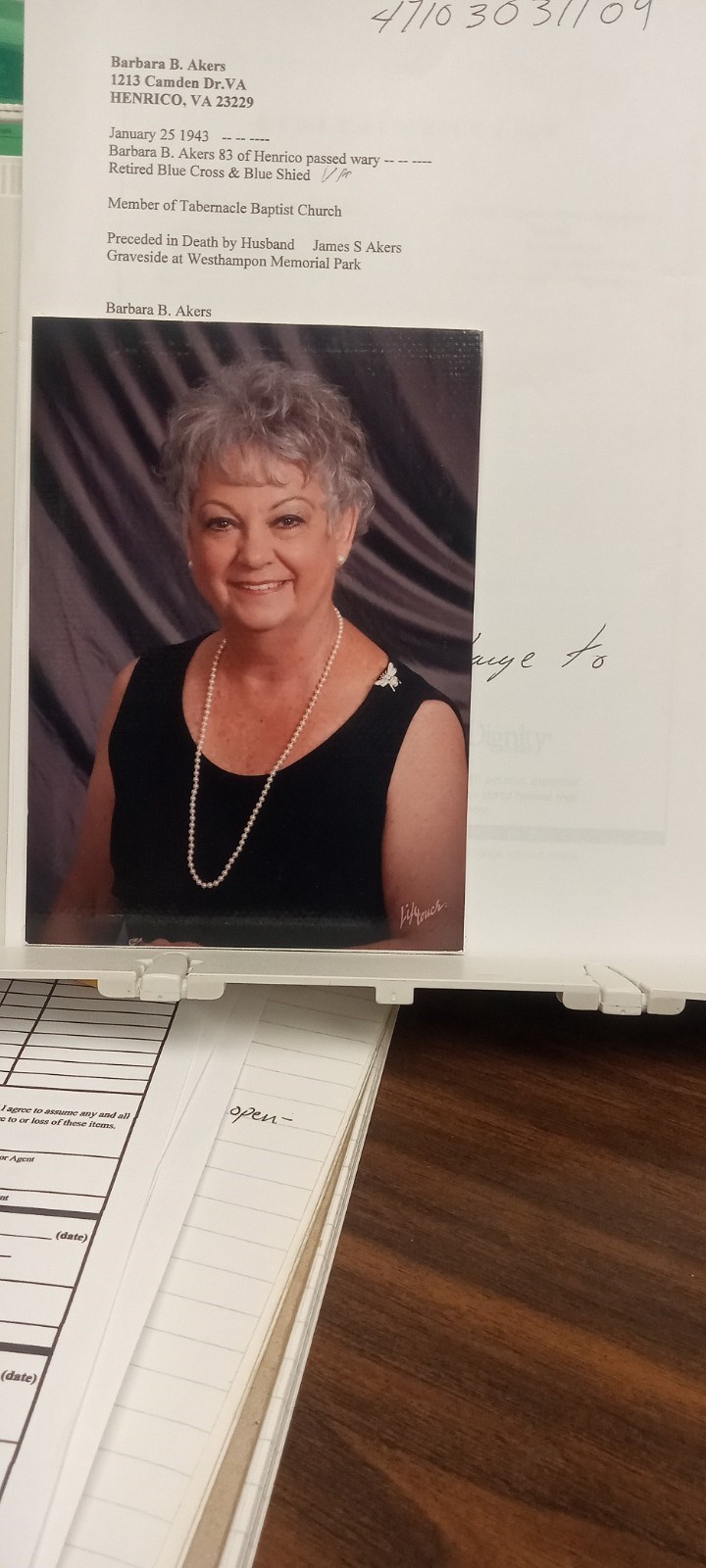 Obituary of Bette Miles Rock