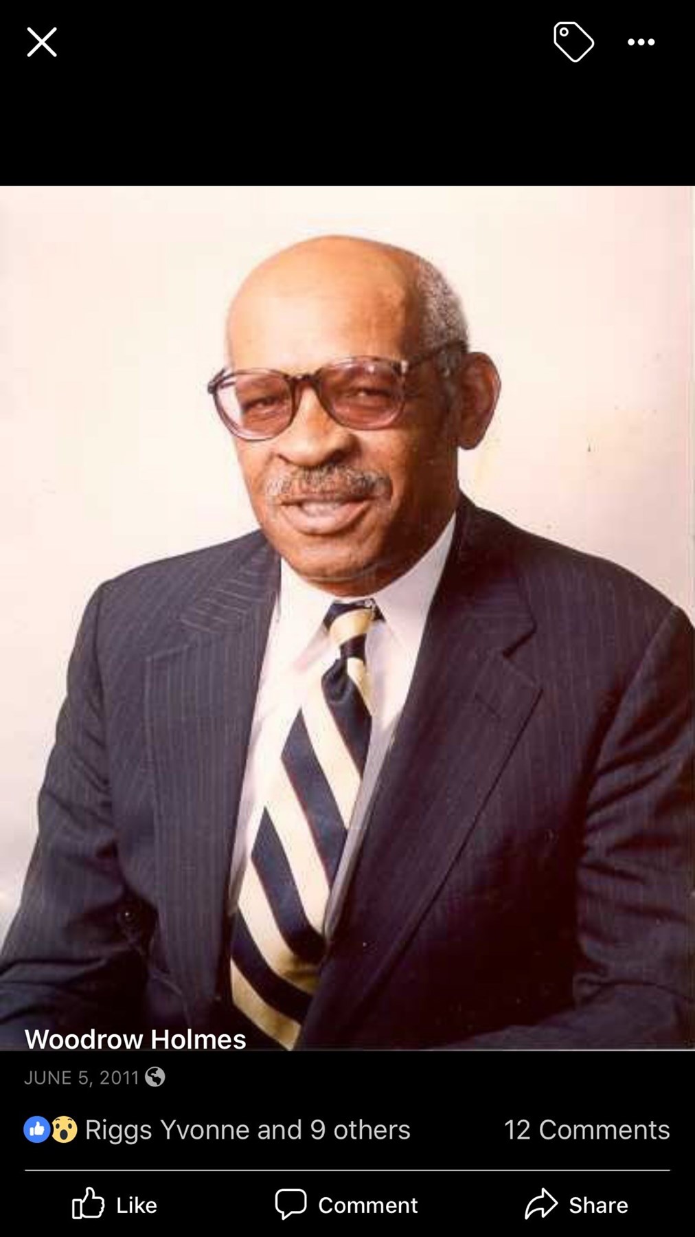 Obituary of Woodrow C. Holmes Jr.