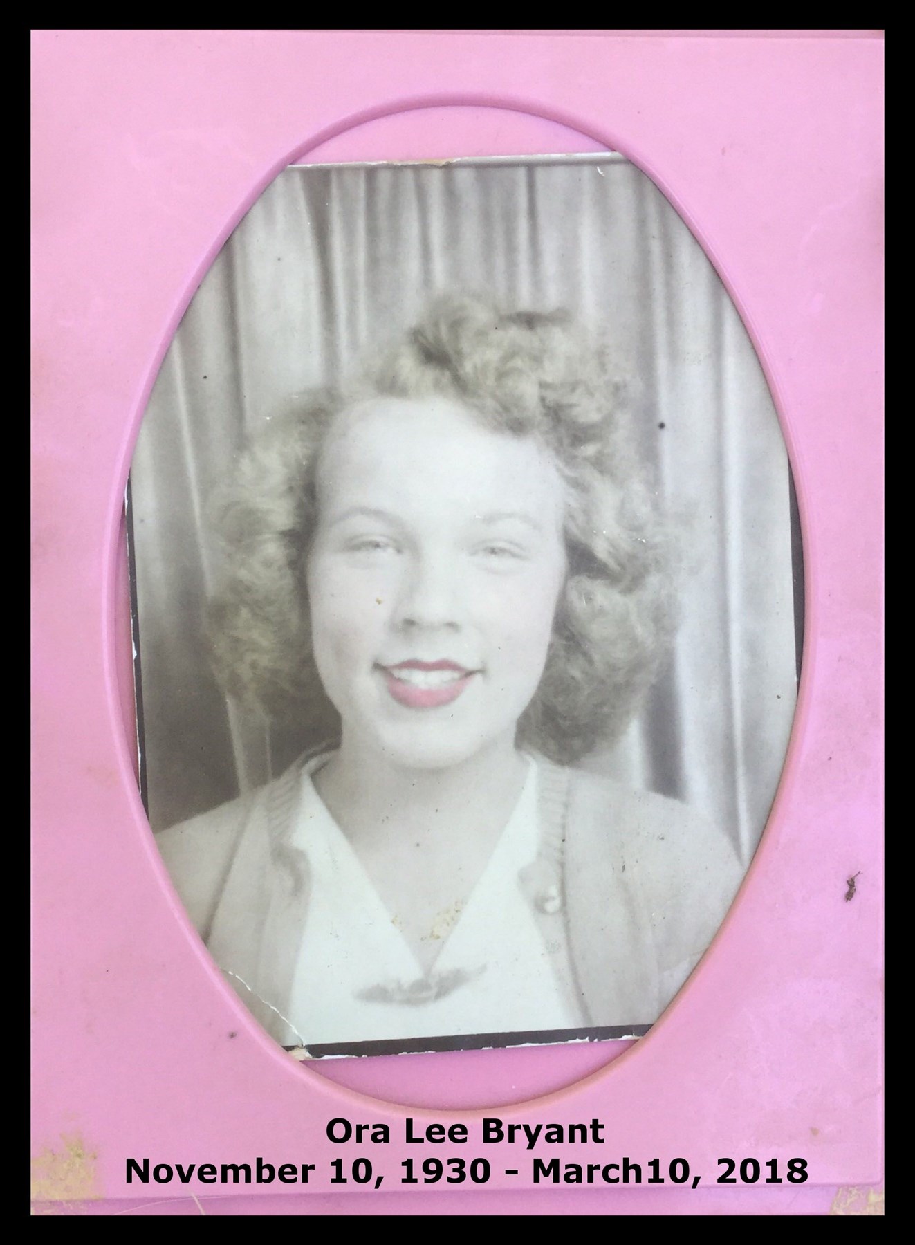 Obituary of Ora Lee Bryant