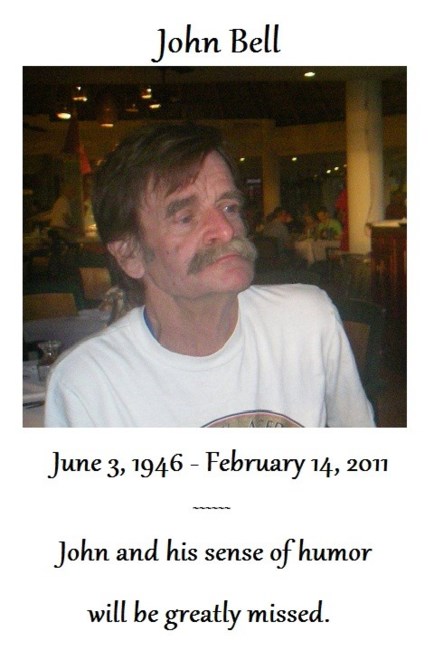 Obituary of John Wayne Bell