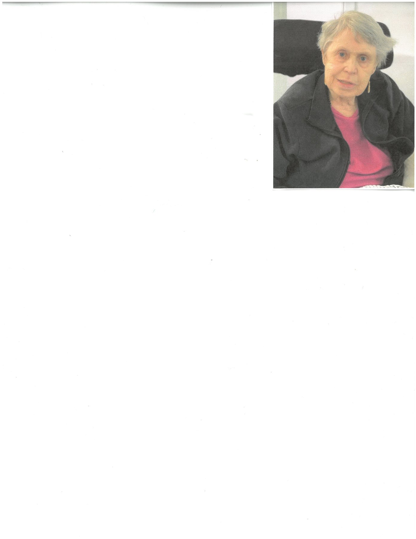 Obituary of Margaret Flora Smith