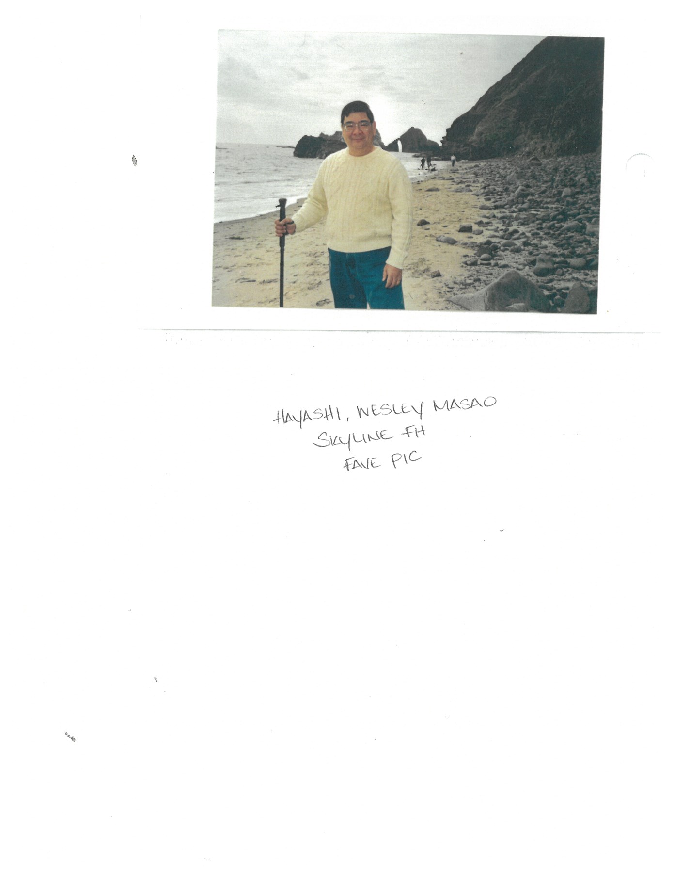 Obituary of Wesley Masao Hayashi