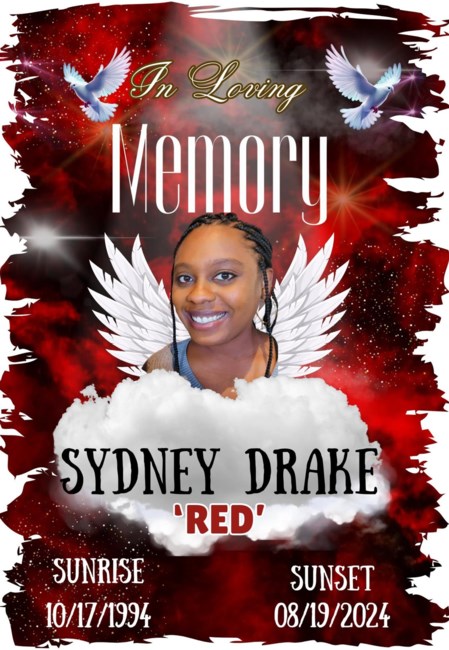 Obituary of Ms. Sydney "Red" Danielle Drake