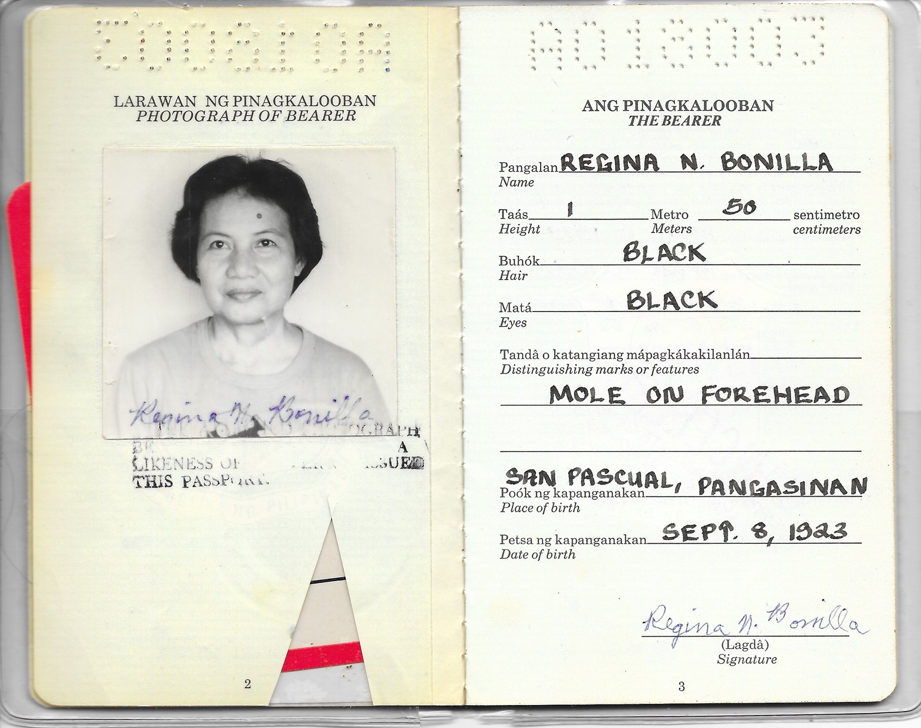 Obituary of Regina Nifas Bonilla