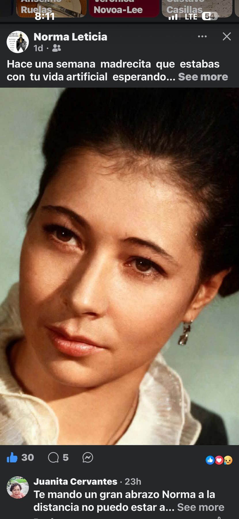 Obituary of Maria del Carmen - Bedoy de Mendoza