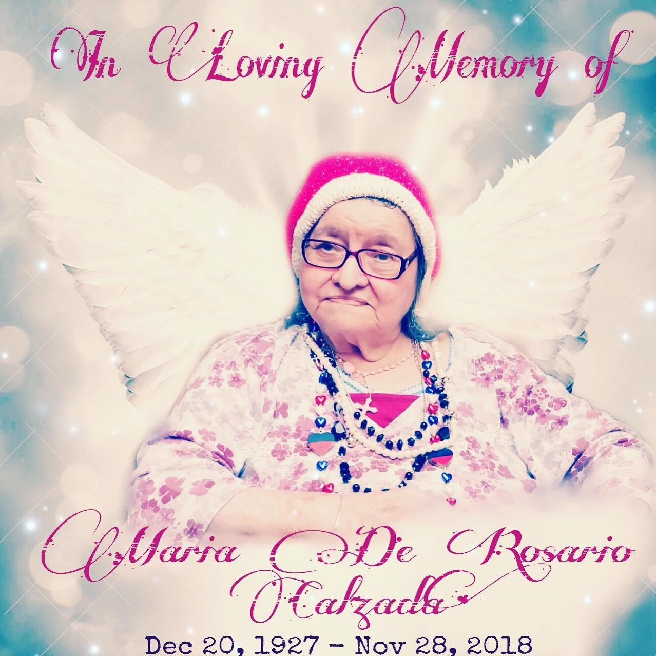 Obituario de Maria Del Rosario Calzada