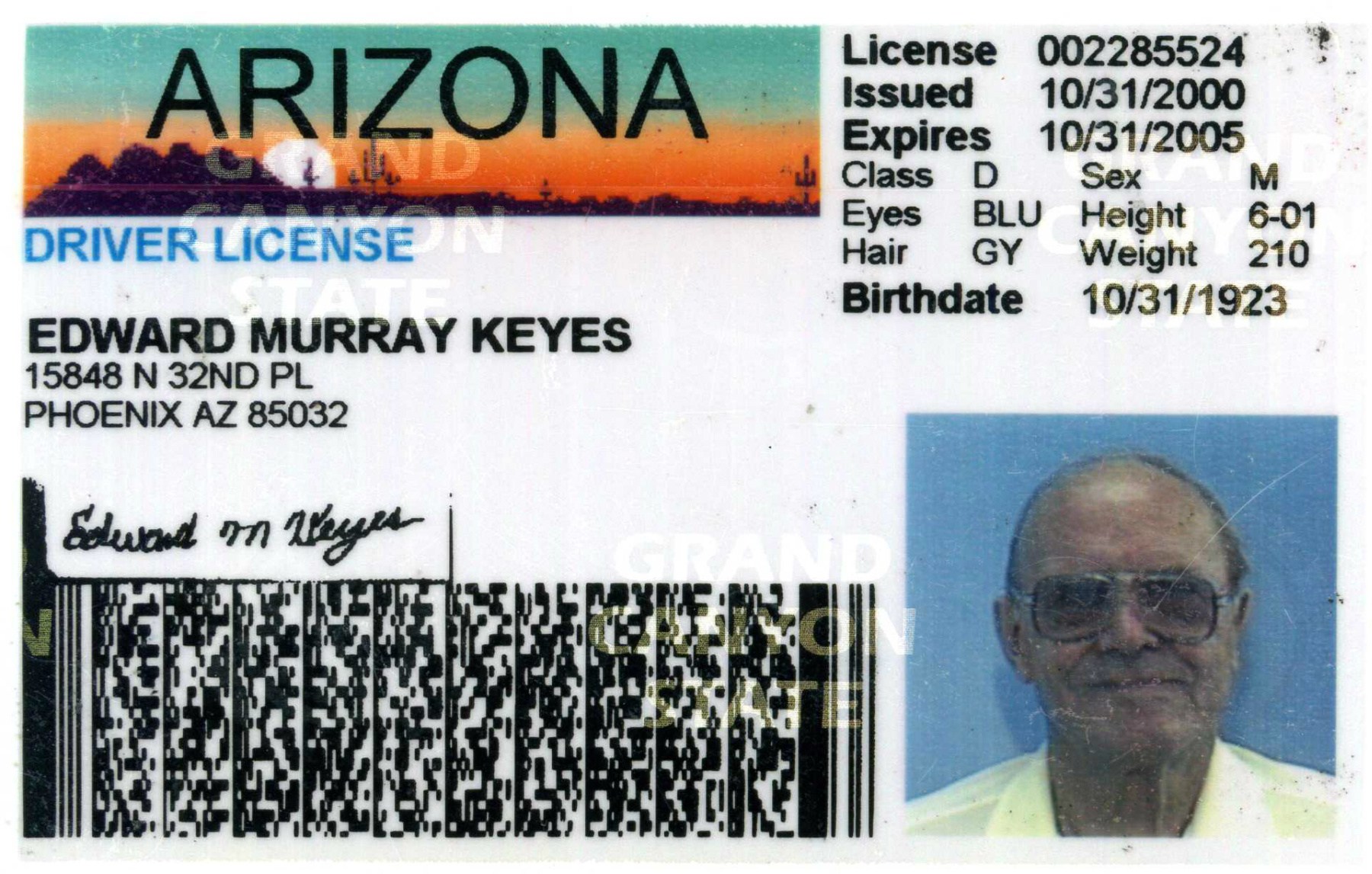 Avis de décès de Edward Keyes