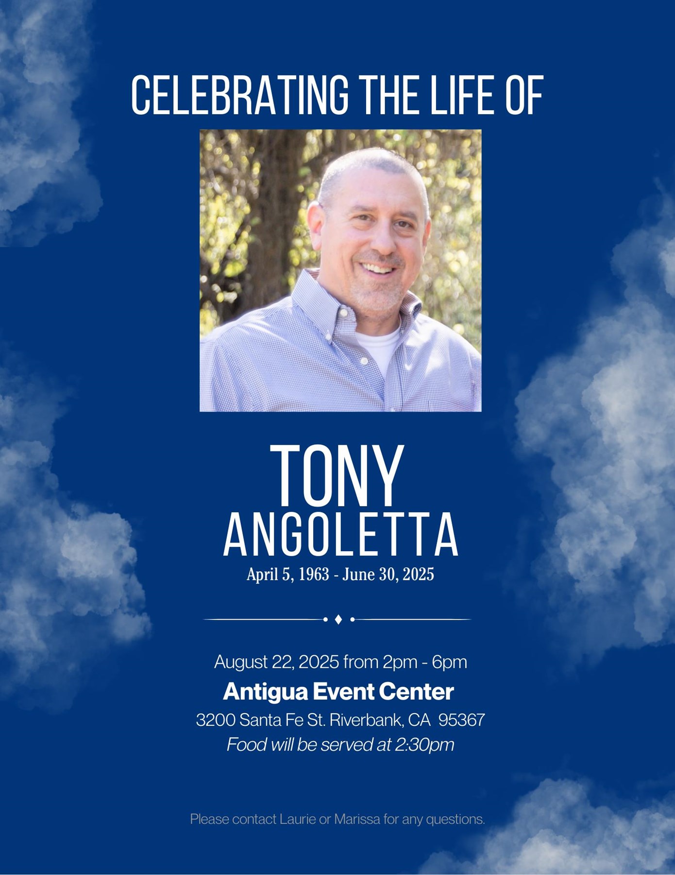 Obituary of Anthony "Tony" Joseph Angoletta