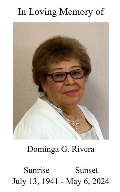 Obituary of Dominga Garcia Rivera