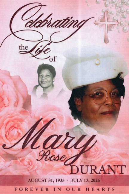 Obituary of Mary Rose Durant