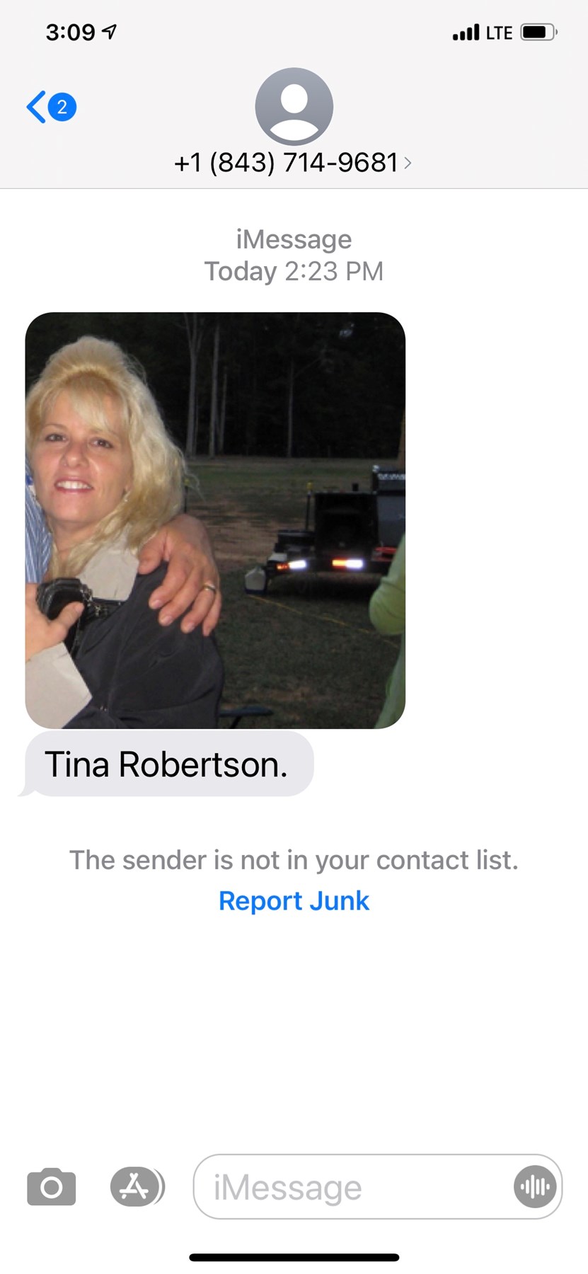 Avis de décès de Tina Robertson