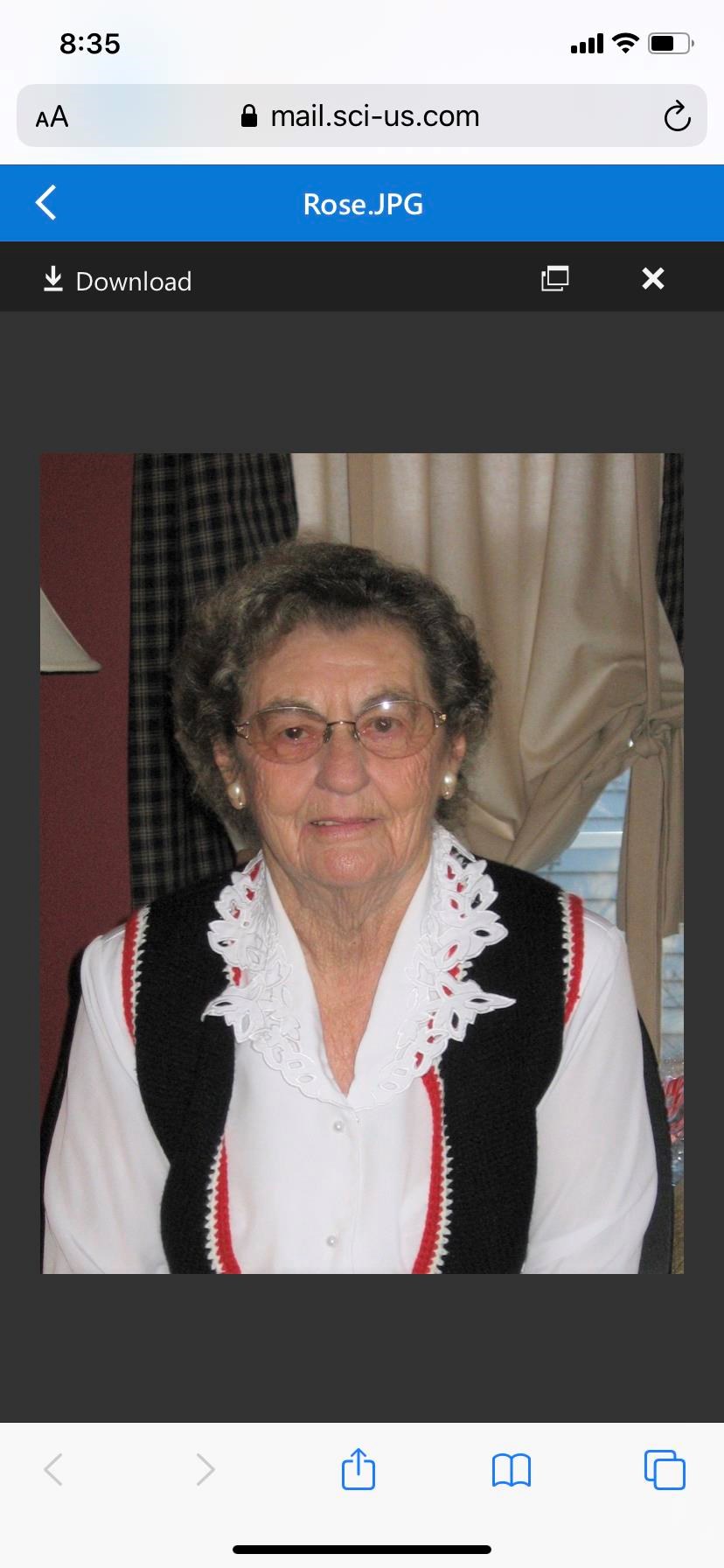 Obituary of Rose Catherine Winkler