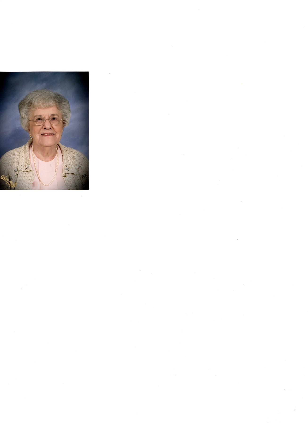 Obituary of Mavis Cumming Thompson