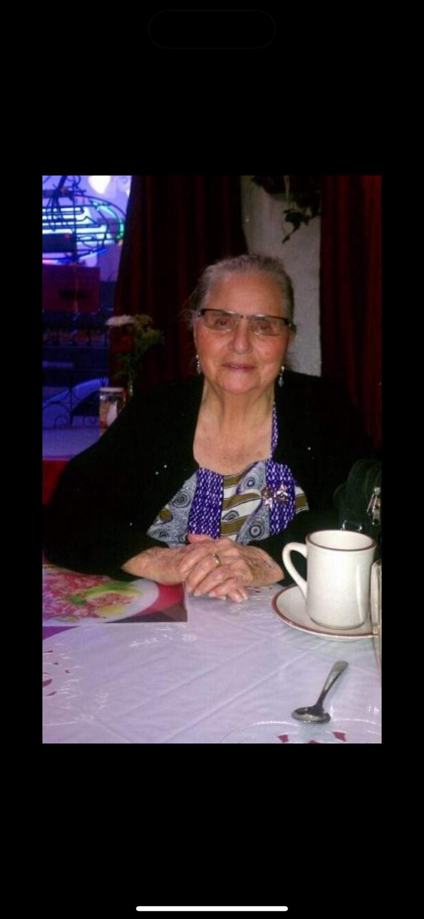 Avis de décès de Blanca Olivia Calderon