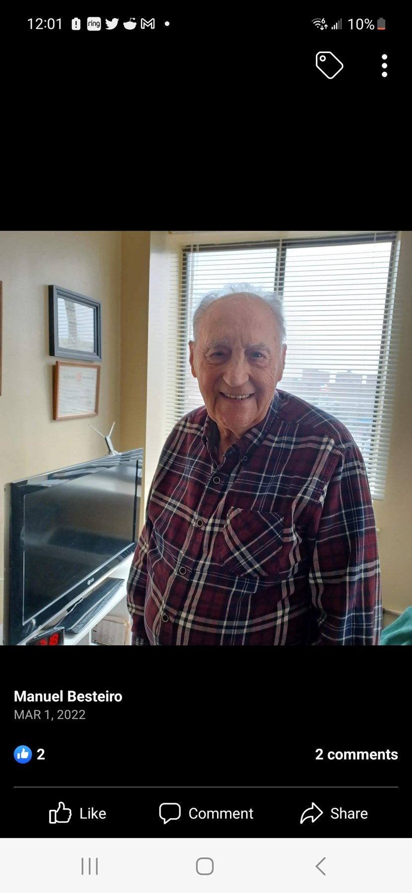 Obituary of Manuel Besteiro