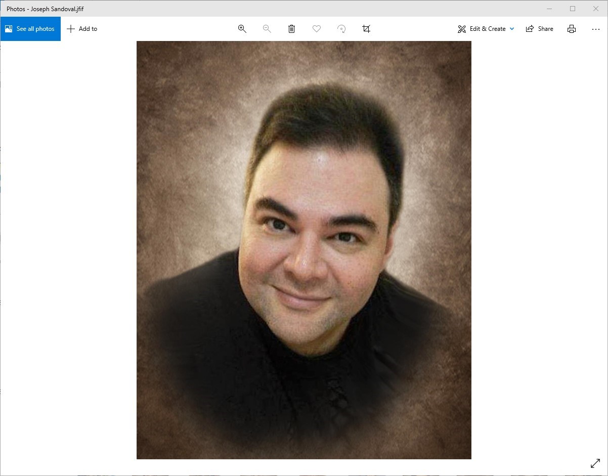 Obituary of Joseph Sandoval Jr.