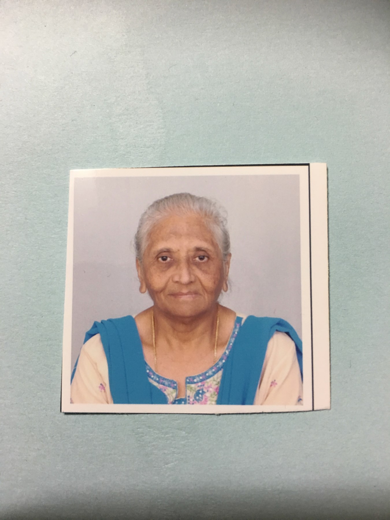 Obituary of Hansaben Manharbhai Patel