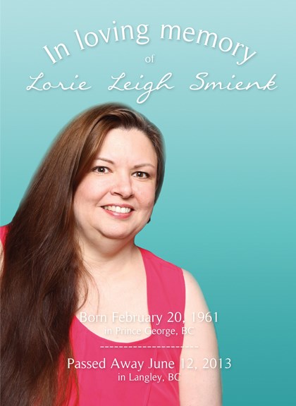 Obituary of Lorie Leigh Smienk