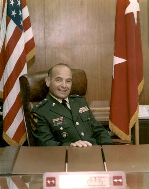 Obituario de Major General Frank P. Ragano, US Army (Retired)