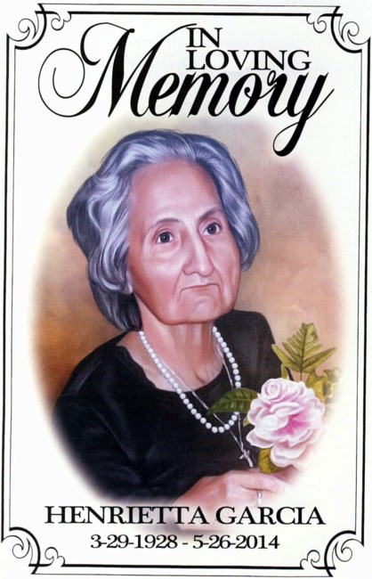 Obituary of Henrietta Garcia