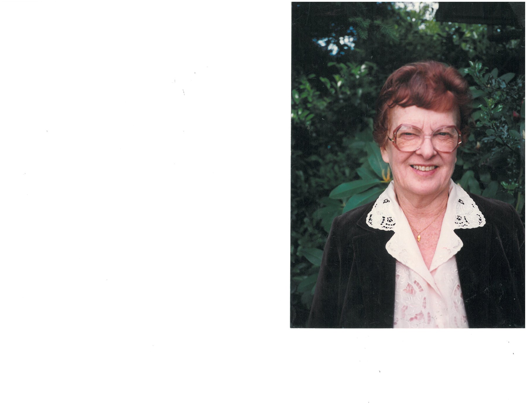 Obituary of Eva Lorraine Weidman Potter