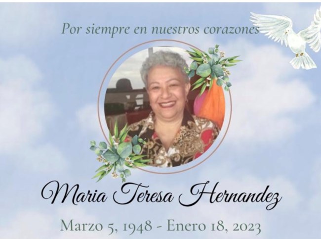 Nécrologie de Maria T Hernandez