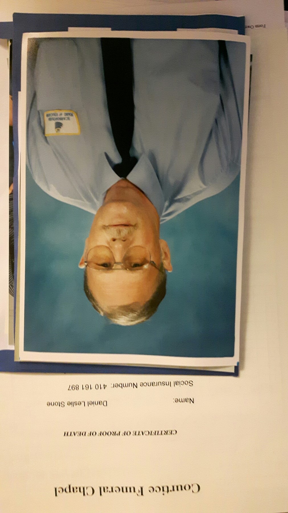 Obituario de Daniel Leslie Stone