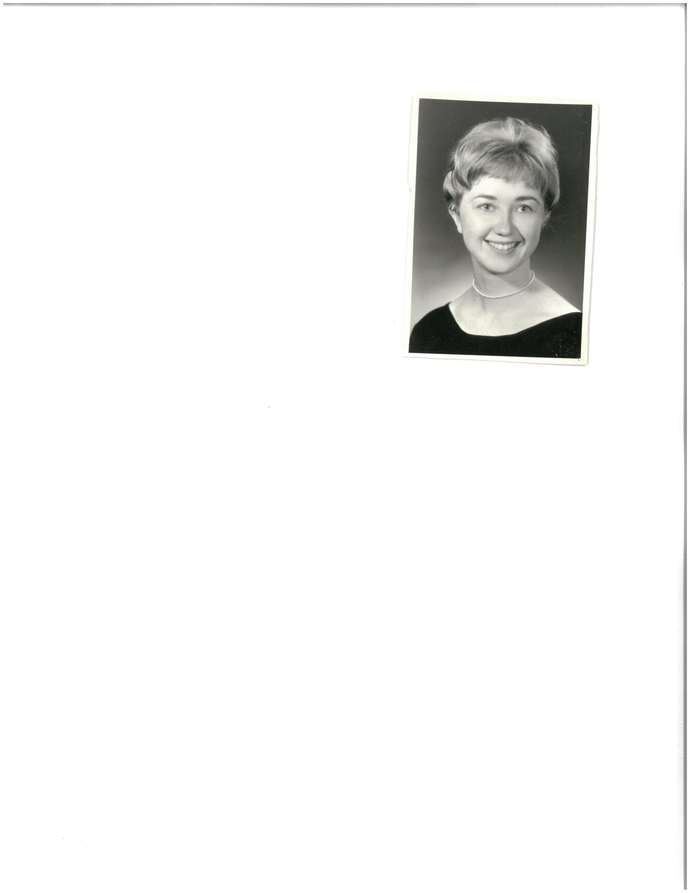 Obituary of Kathleen Snow White