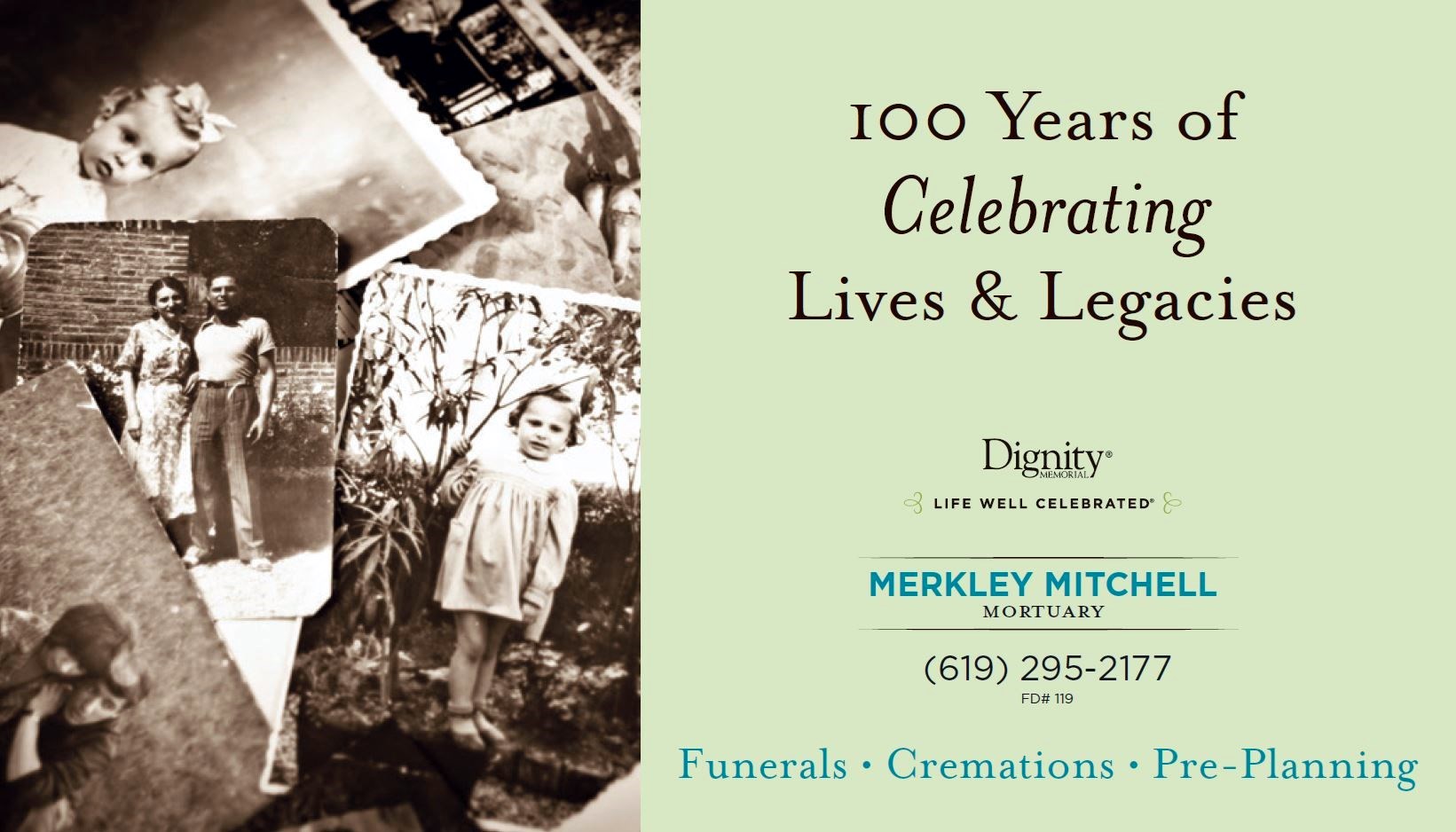 100 Years of Lives & Legacies Obituary San Diego, CA