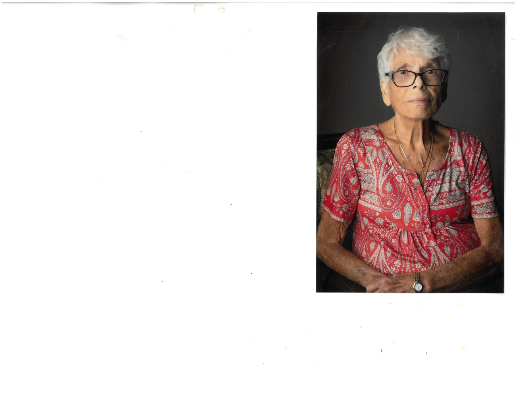 Obituary of Millie Reynolds