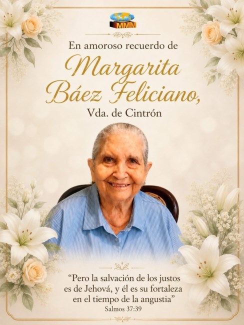 Obituario de Margarita Báez  Feliciano