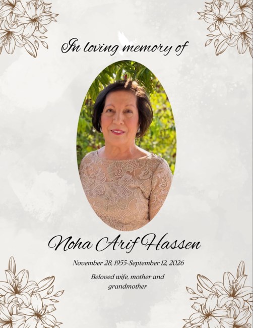 Obituary of Noha Arif Hassen