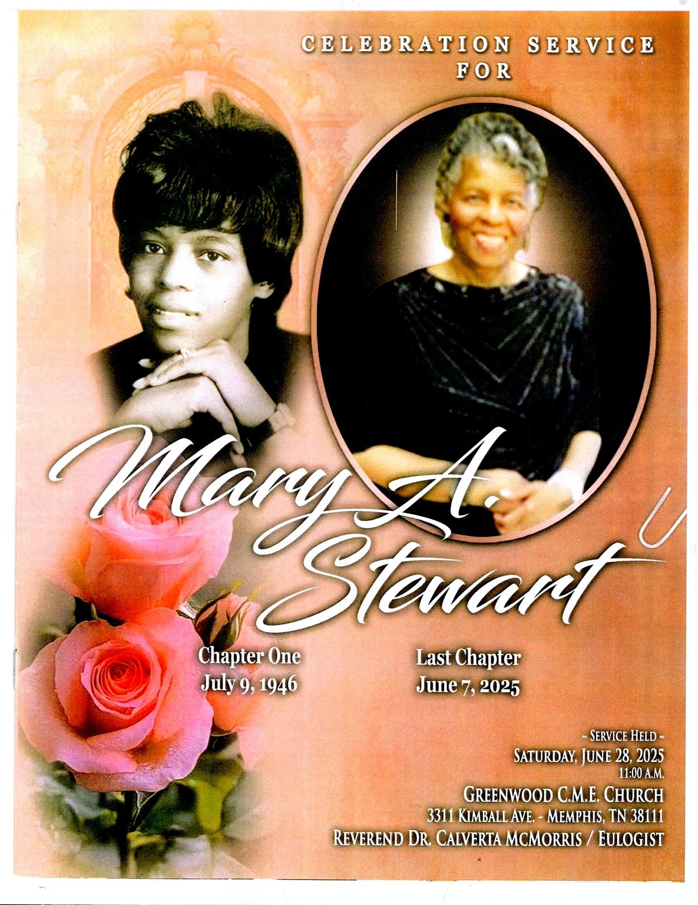 Obituary of Mary Arnette Stewart