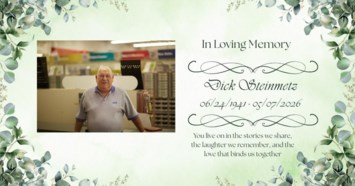 Obituary of Harvey Richard Steinmetz