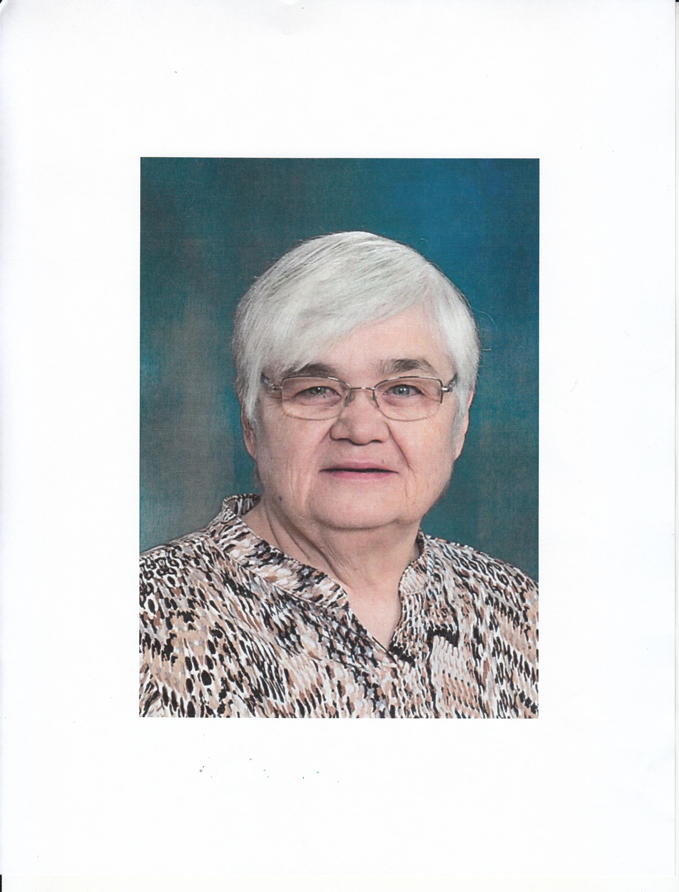Obituary of Sister Jeannette Marie Weber