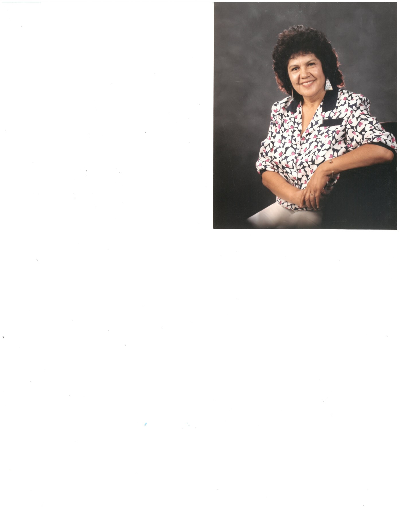 Obituary of Maria Contreras