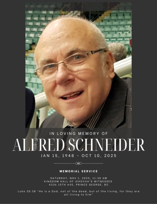 Obituary of Alfred Schneider